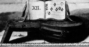 Gravure d'Abraham Bosse pour la Rhétorique des Dieux de Denis Gautier, 1652